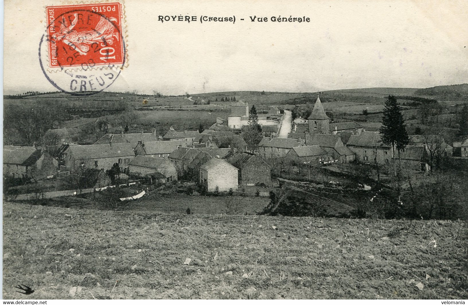 S8218 Cpa 23 Royère - Vue Générale - Royere