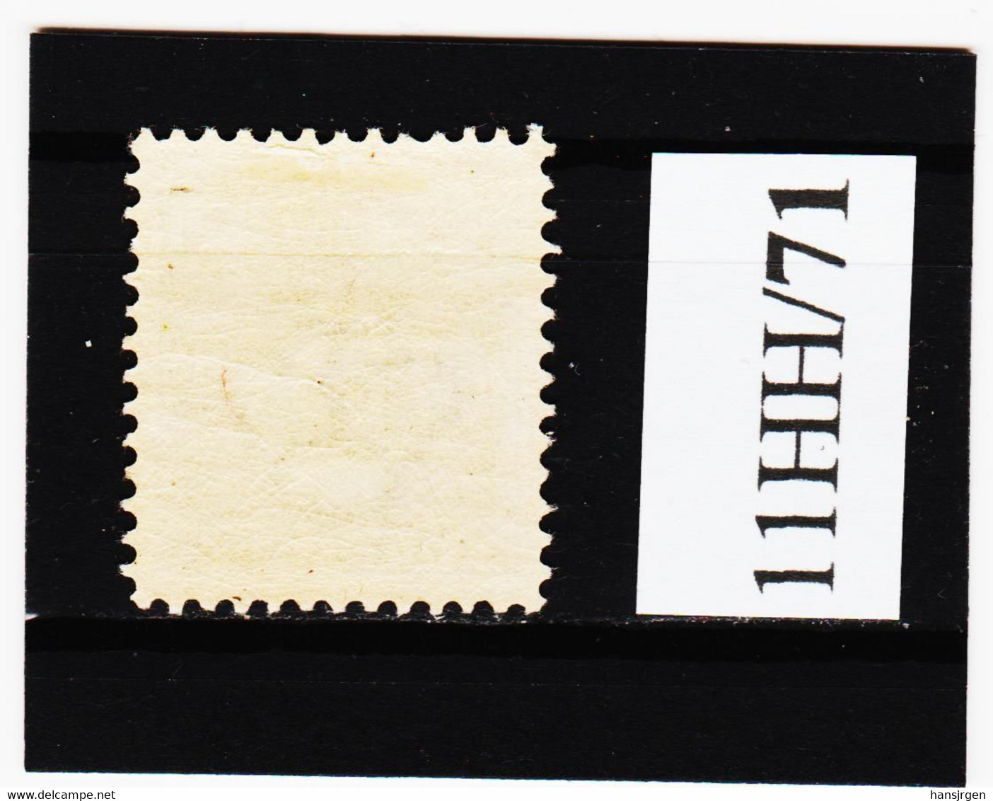 11HH/70 DÄNEMARK 1907  VERRECHNUNGSMARKEN   Michl  2  (*) FALZ  ZÄHNUNG SIEHE ABBILDUNG - Unused Stamps