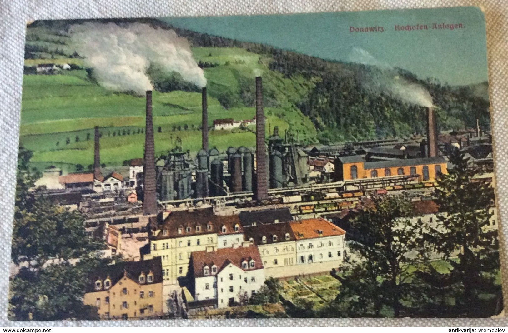 OLD POSTCARD AUSTRIA STYRIA STEIERMARK  HOCKHOFEN - ANLAGEN  Donawitz (Österreich)  Leoben  KARL KRALL.1917. AK - Leoben