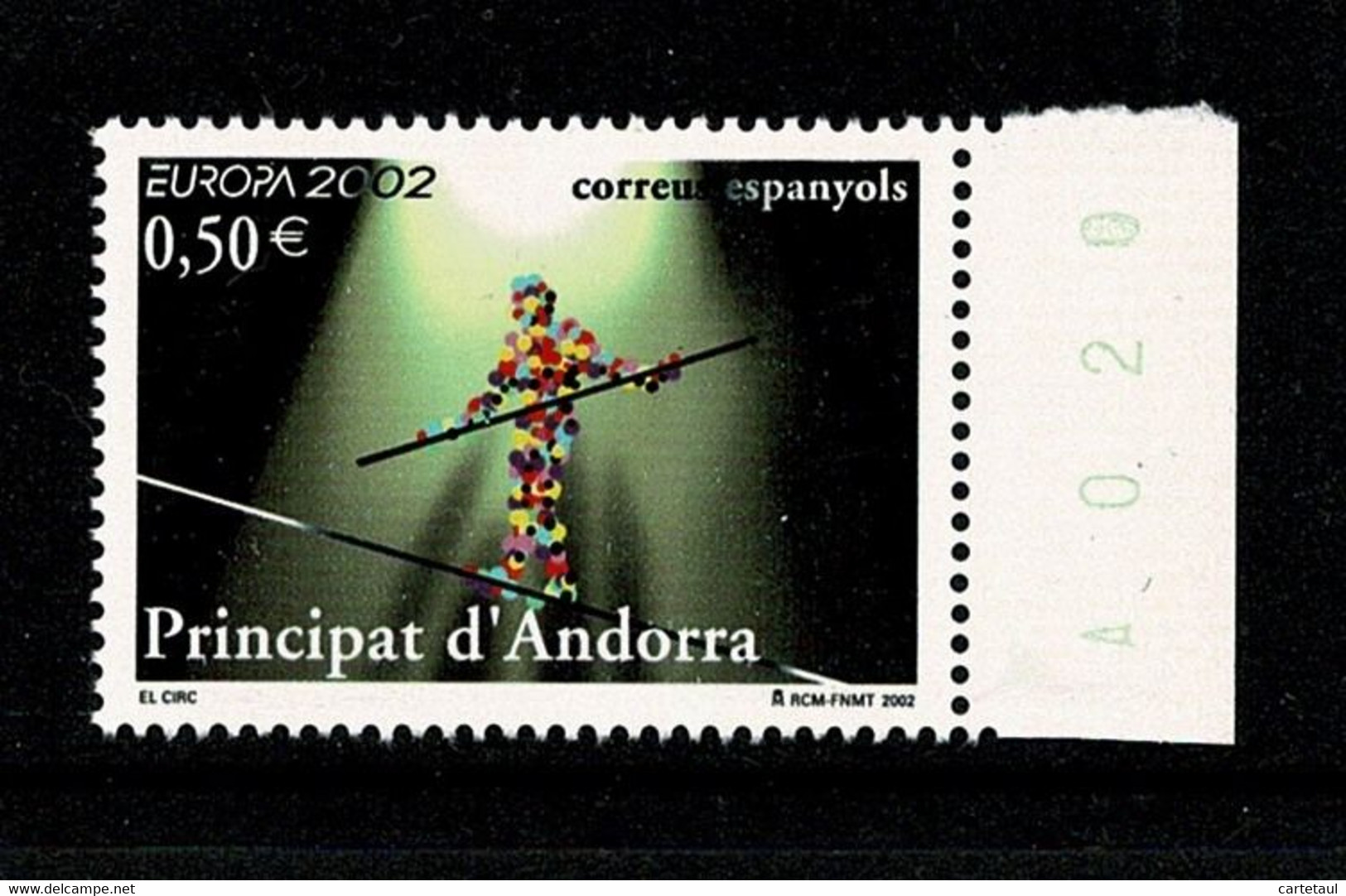 ANDORRA  ANDORRE Bureau Espagnol  Europa CEPT 2002 Cirque  Circus ** MNH  Gomme Intacte  LUXE - Sonstige & Ohne Zuordnung