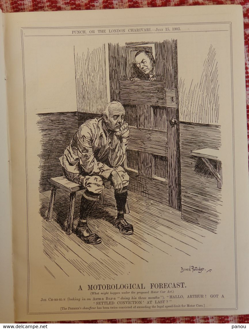 Punch, Or The London Charivari Vol. CXXV- JULY 15, 1903 - Magazine 18 Pages, Cartoons - Other & Unclassified