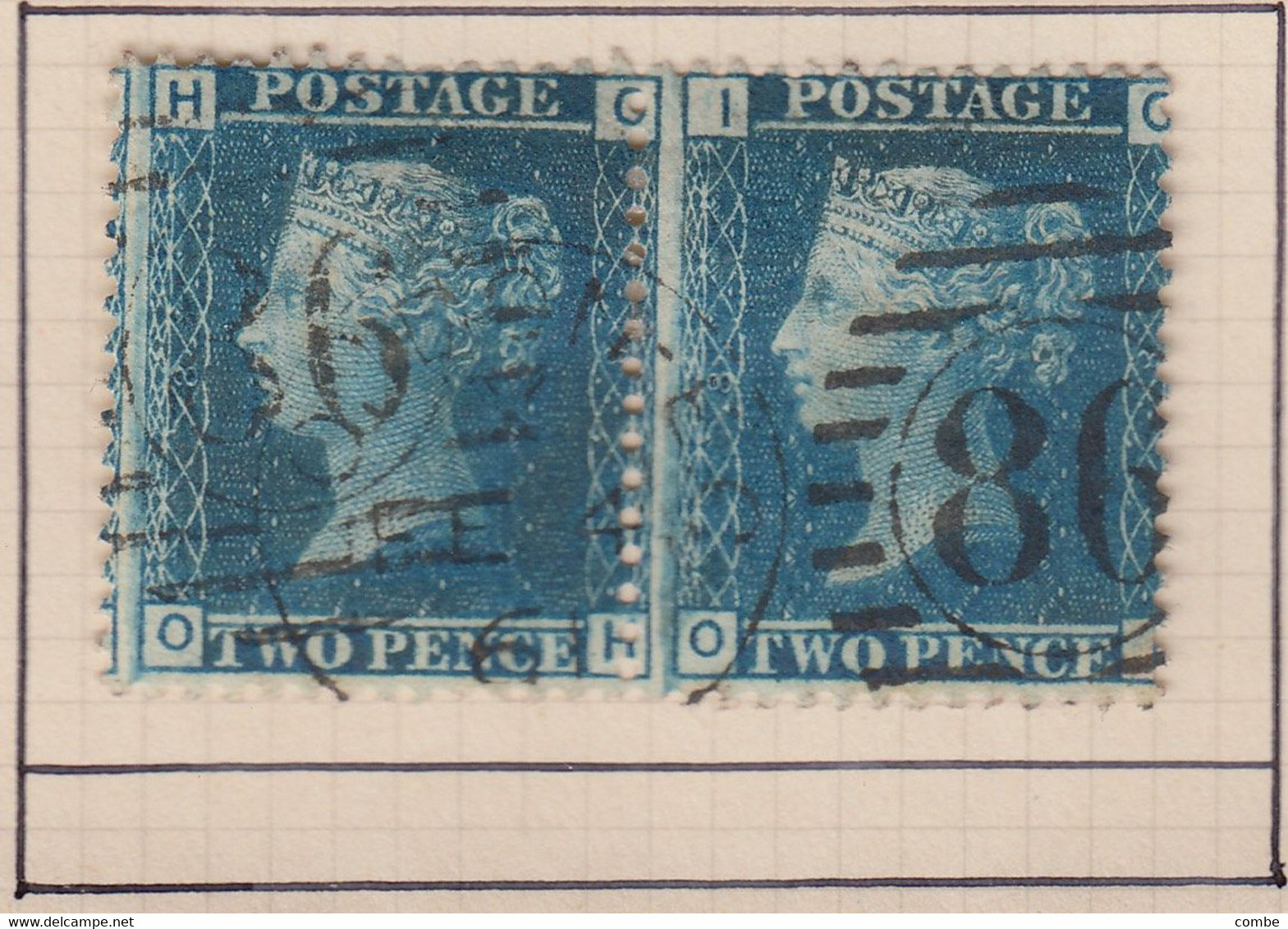 COLLECTION DE TIMBRES VICTORIA. 1 p , 2p. PAIRE. BANDE. PAIR. STRIP x 4 / 6000