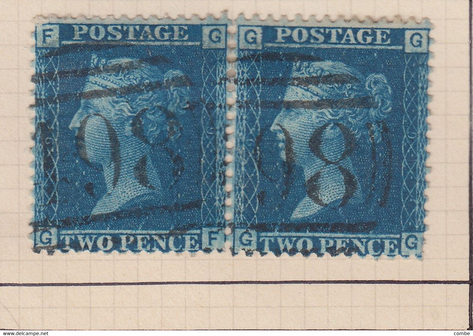 COLLECTION DE TIMBRES VICTORIA. 1 p , 2p. PAIRE. BANDE. PAIR. STRIP x 4 / 6000