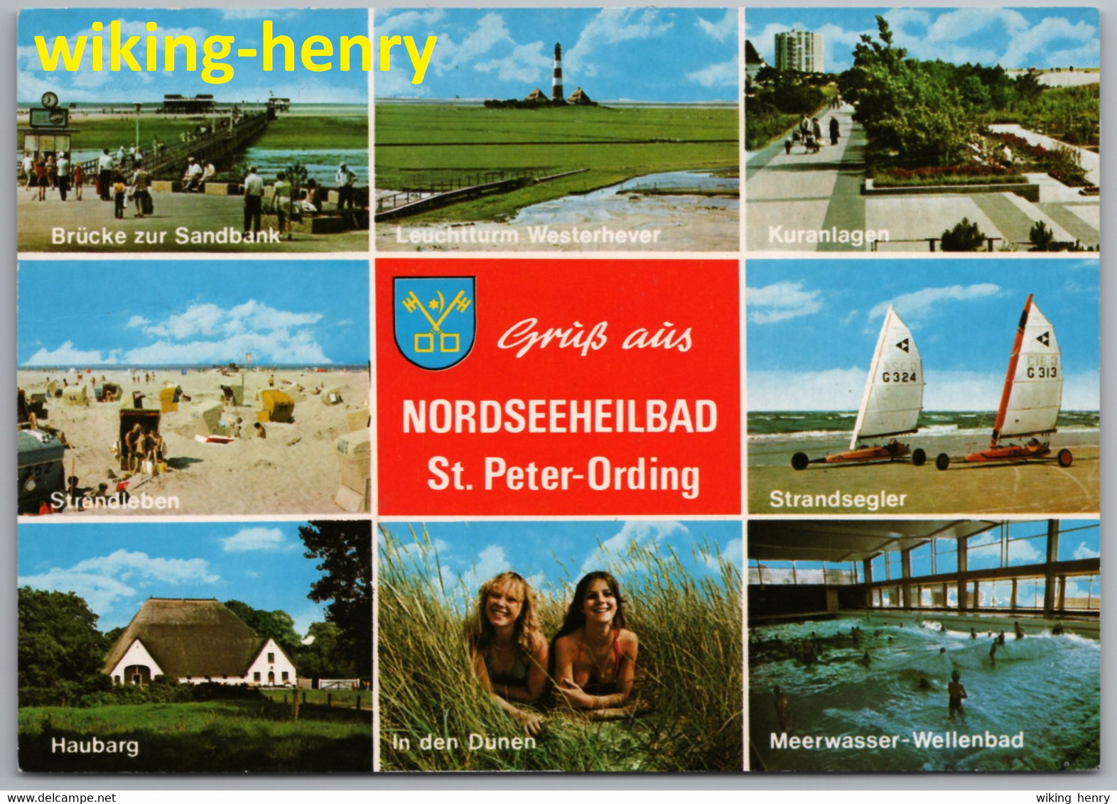 Sankt Peter Ording - Mehrbildkarte 11   Nordseeheilbad - St. Peter-Ording