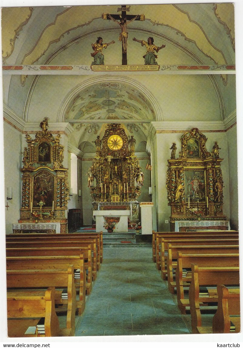 Kirche Binn, Wallis - (VS, Suisse/Schweiz) - Interiör / Innenansicht - Binn