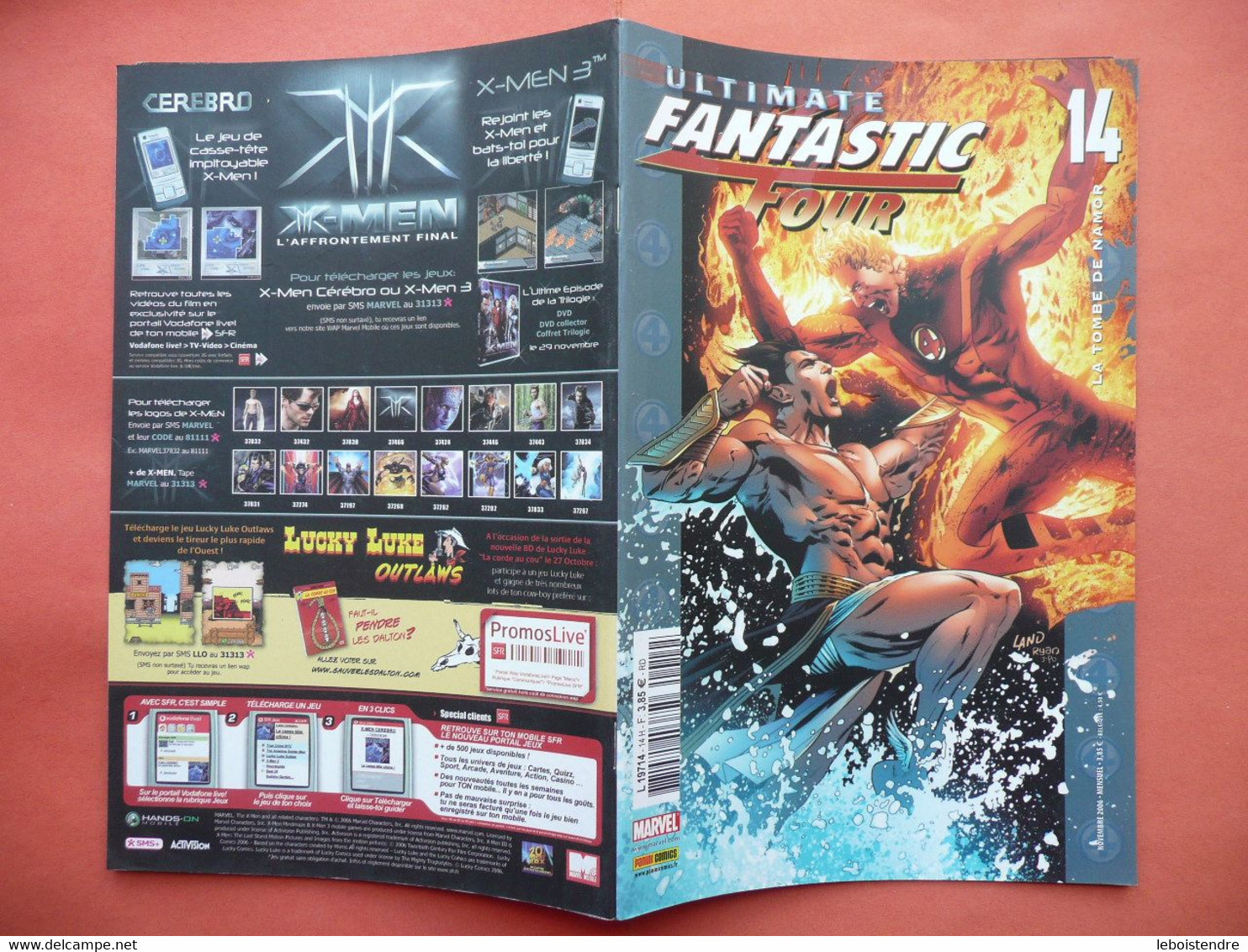 ULTIMATE FANTASTIC FOUR N 14 NOVEMBRE 2006 PANINI COMICS MARVEL TRES BON ETAT - Fantastic 4