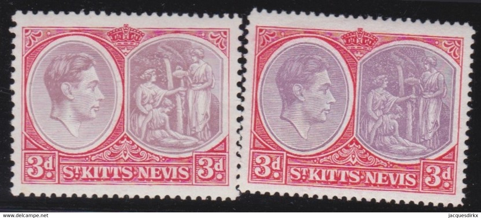 St Kitts-Nevis    .   SG   .   73+73c     .   *    .    Mint-hinged    .    /     .  Neuf Avec Gomme - St.Christopher, Nevis En Anguilla (...-1980)