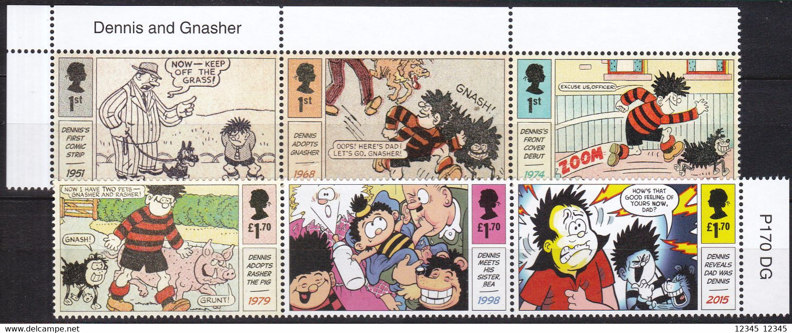 Engeland 2021, Postfris MNH, Dennis And Gnasher - Ohne Zuordnung