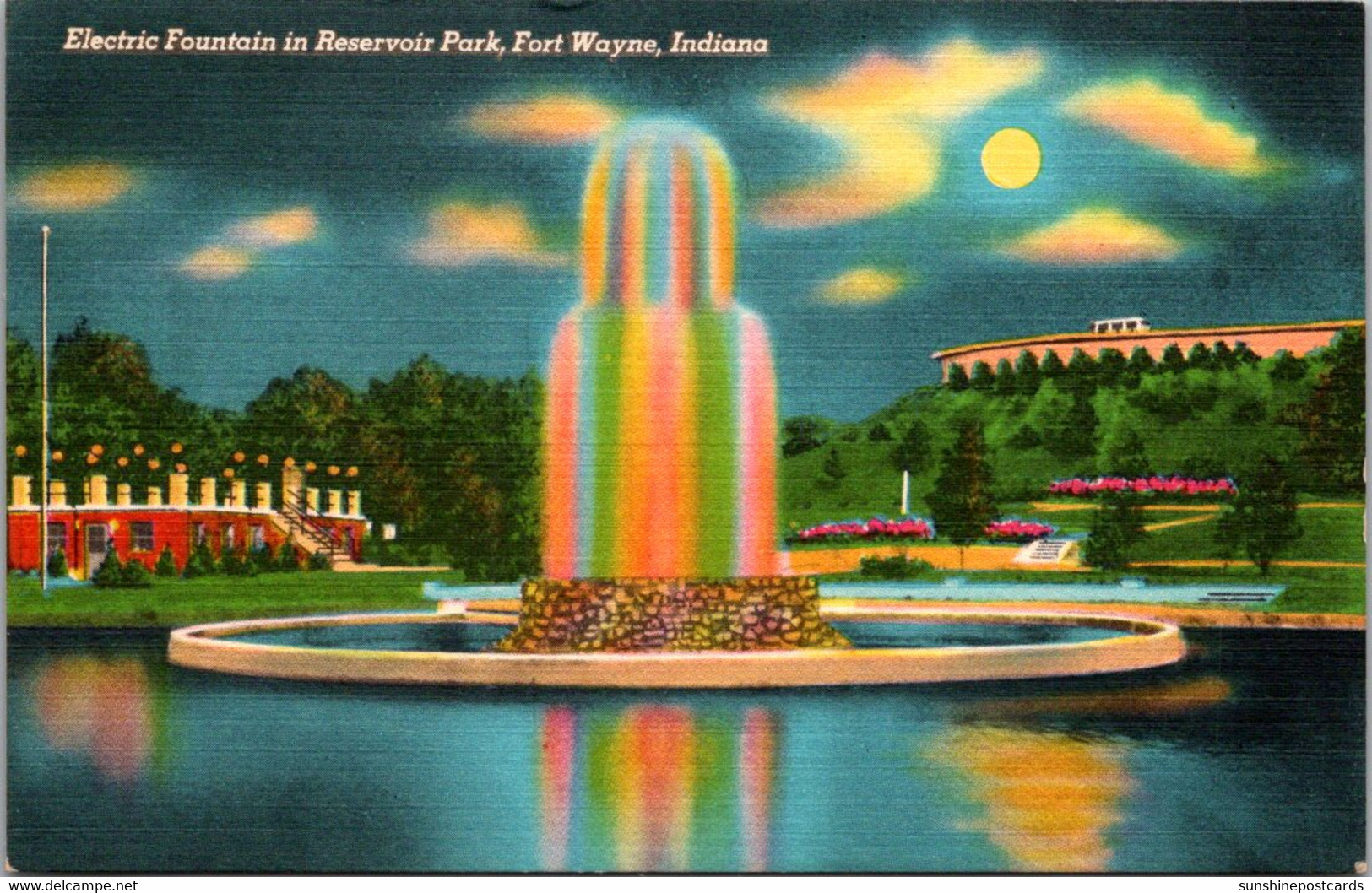 Indiana Fort Wayne Reservoir Park Electric Fountain - Fort Wayne