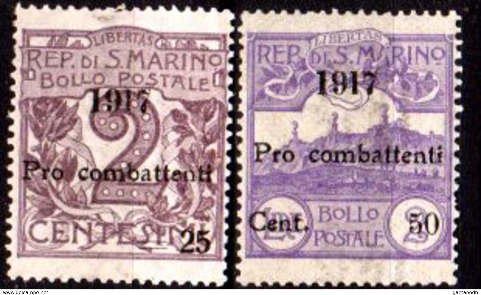 San-Marino-F0209 - Emissione 1917 (++) MNH - Similar Type - Qualità A Vostro Giudizio. - Andere & Zonder Classificatie