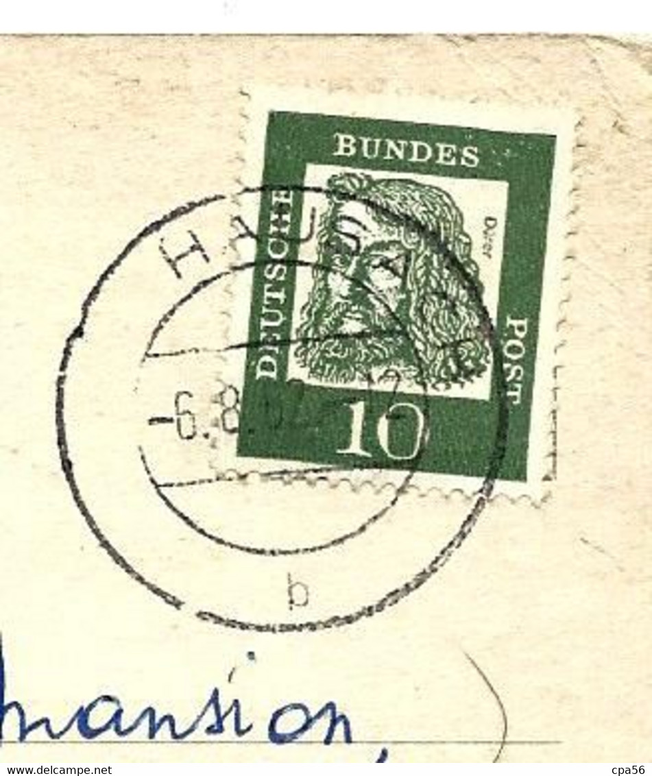 SCHWARZWALD - Gutacher Trachten - écrite Timbrée 1962 - Postée à HAUSACH - Hausach