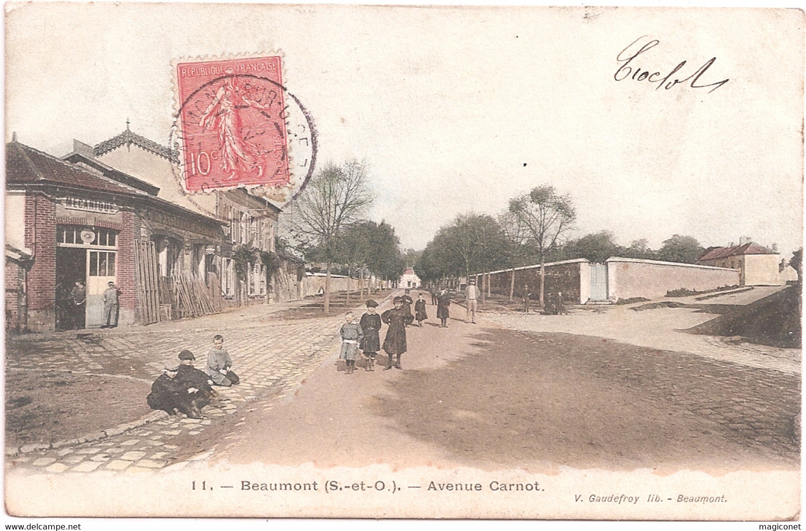 CPA - Beaumont - Avenue Carnot - Beaumont