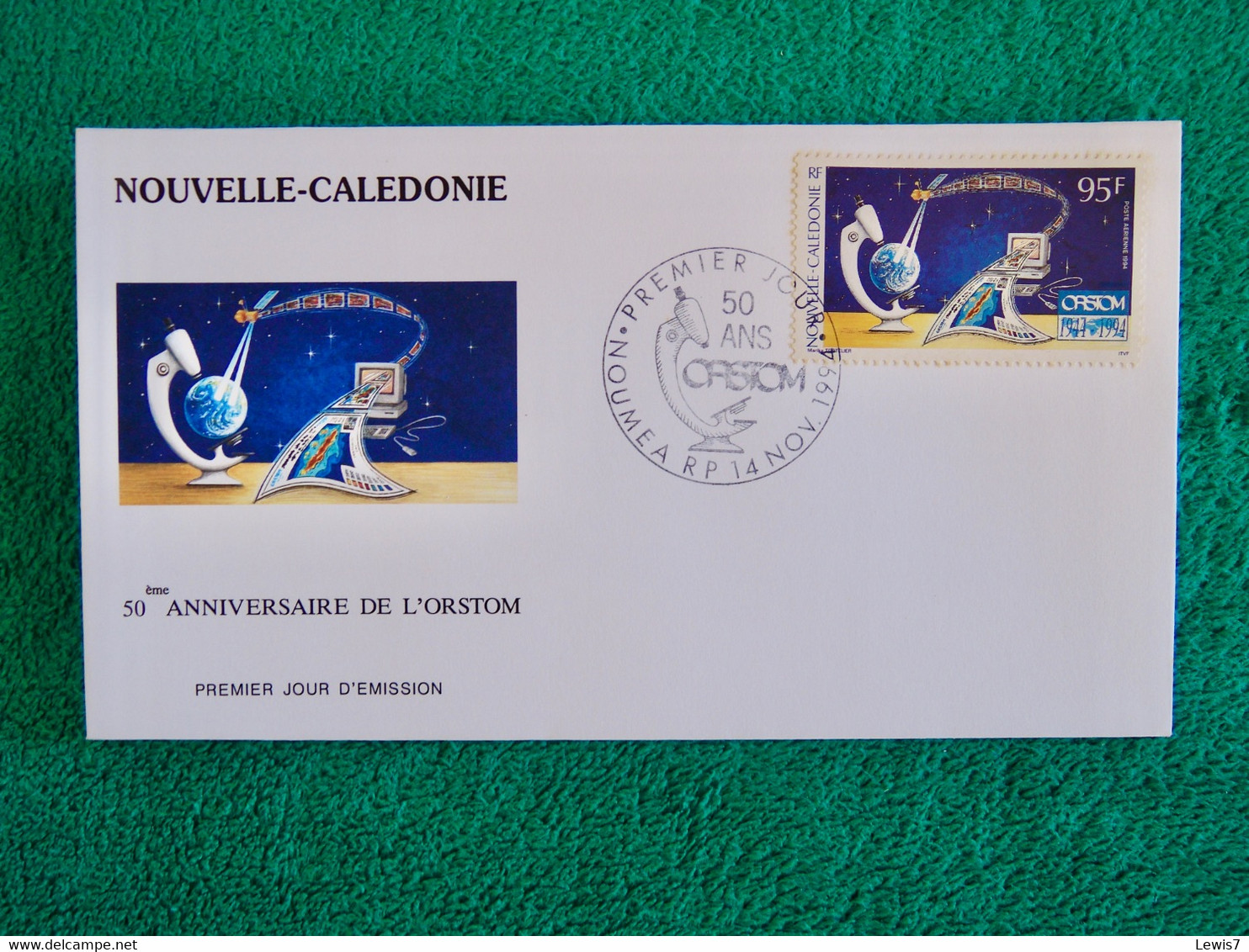 FDC : Enveloppe 1er Jour "50eme Anniversaire O.R.S.T.O.M." - N-C. - Gebraucht