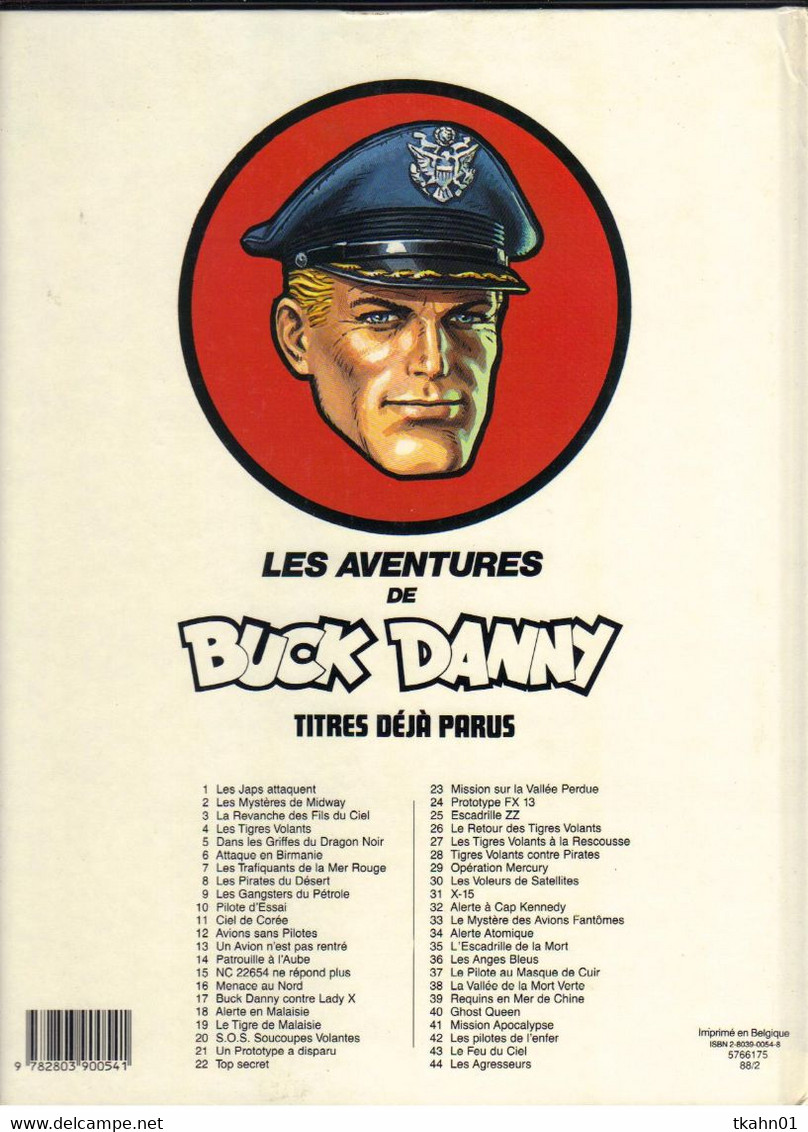 BUCK-DANNY  N° 44   " LES AGRESSEURS  "   " E-O "  NOVEDI  DE 1988 - Buck Danny