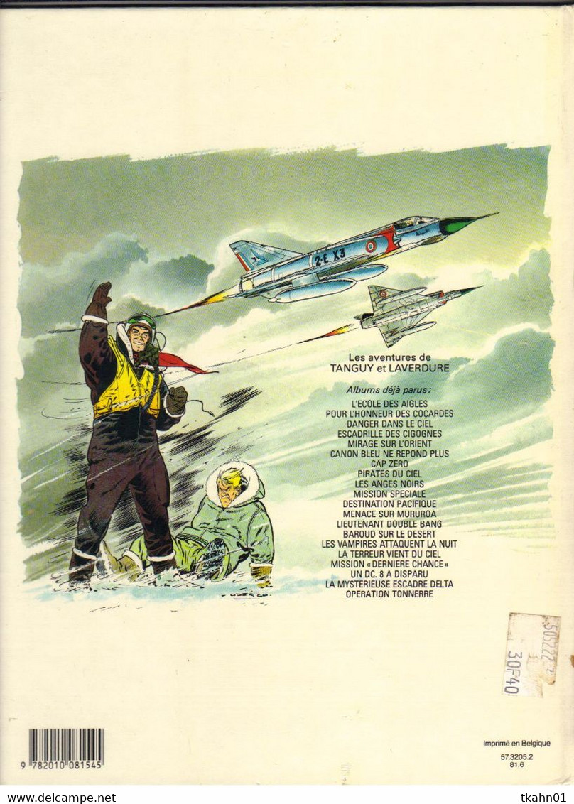 TANGUY ET LAVERDURE  "  OPERATION TONNERRE   "  HACHETTE DE 1981 " E-O " - Tanguy Et Laverdure