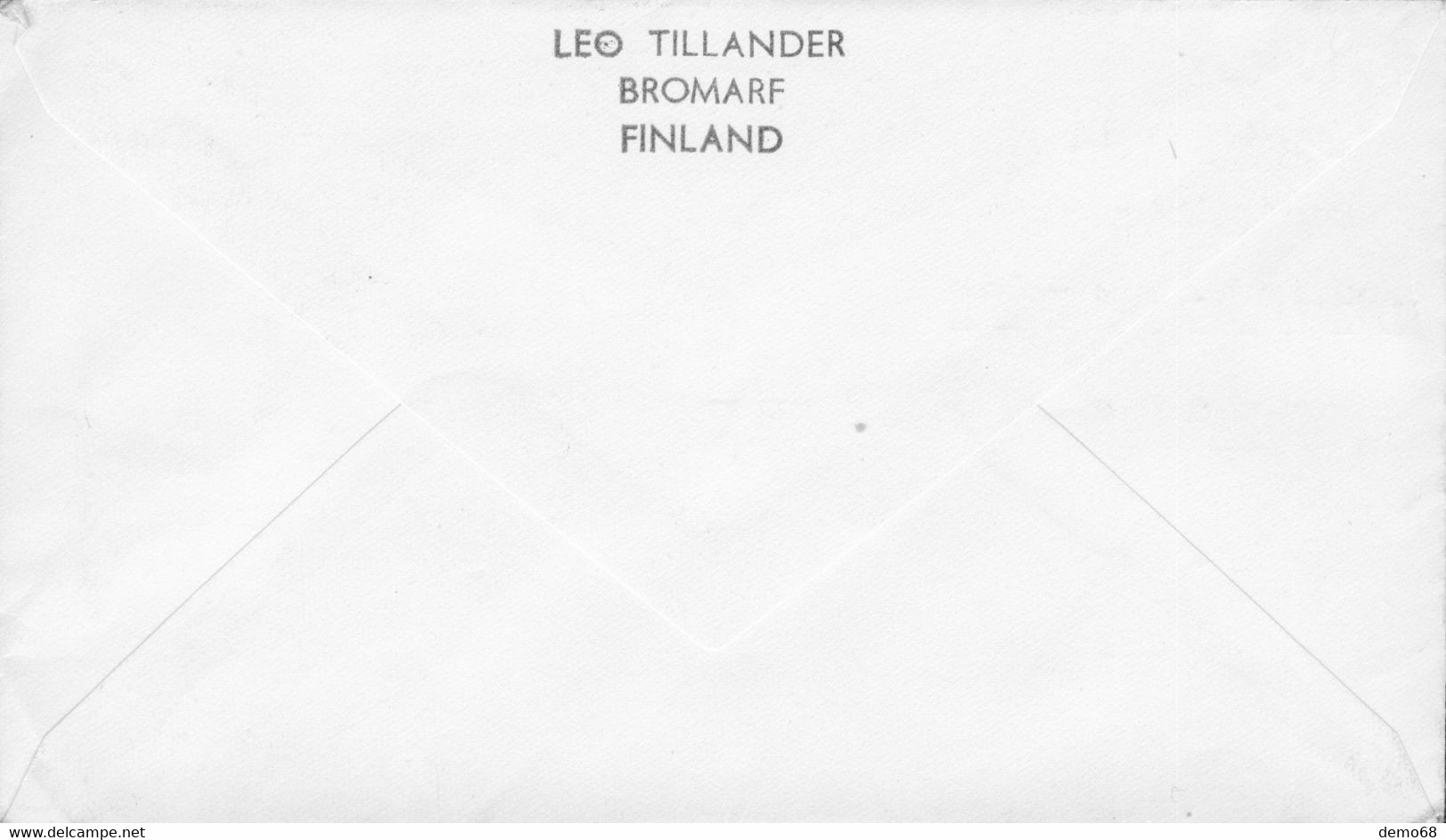 Stamp Timbre Finlande Finland Bromarf SUOMI 1959 2 Timbres Sur Enveloppe - Usados