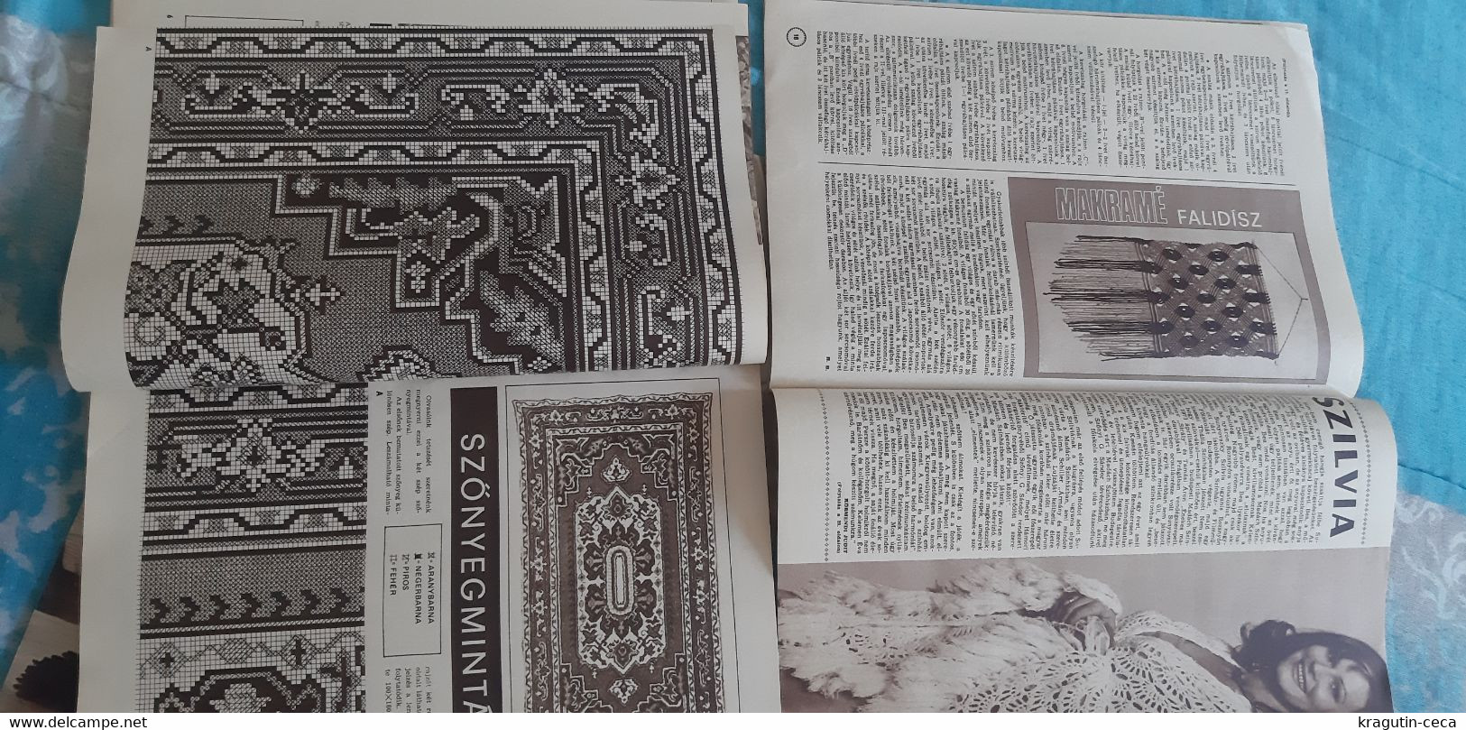 1978 79 Fürge Ujjak HUNGARY VINTAGE WOMAN FASHION Handicrafts Crochet LOT MAGAZINE NEWSPAPERS CHILDREN KNITTING WOOLWORK - Moda