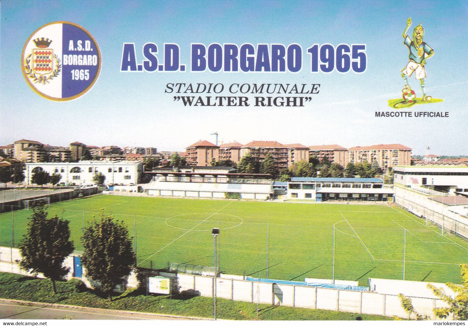 BORGARO TORINESE ( TO )_A.S.D. BORGARO 1965_STADIO COMUNALE  "WALTER RIGHI"_Stadium_Stade_Estadio_Stadion - Stades & Structures Sportives