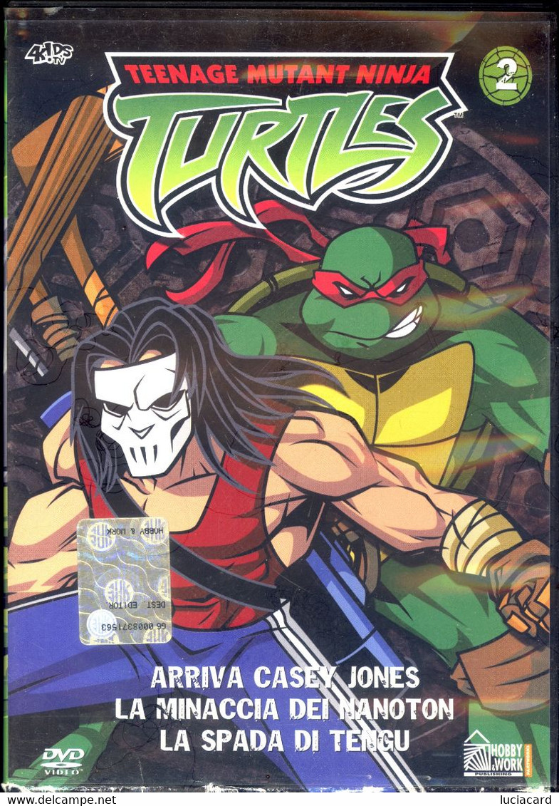 DVD TURTLES TARTARUGHE NINJA -CARTONI ANIMATI - Dessin Animé