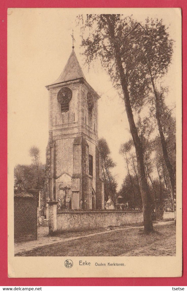 Eke - Ouden Kerktoren - 1932 ( Verso Zien ) - Nazareth