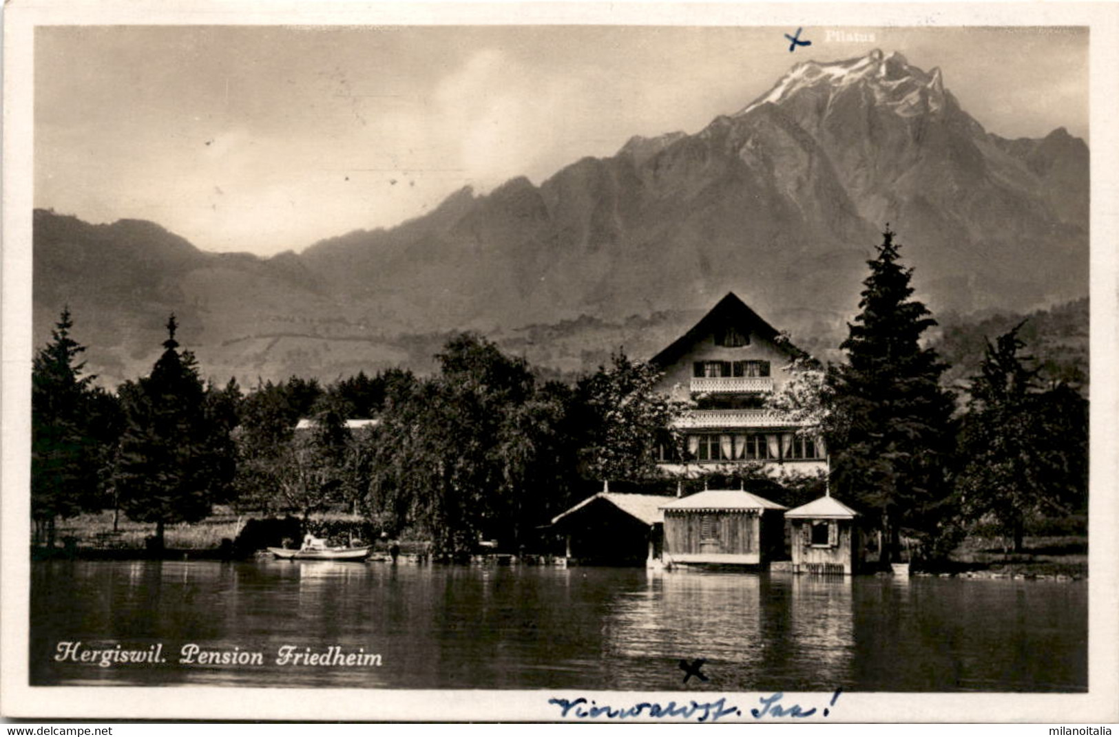 Hergiswil - Pension Friedheim (2422) * 16. 6. 1932 - Hergiswil