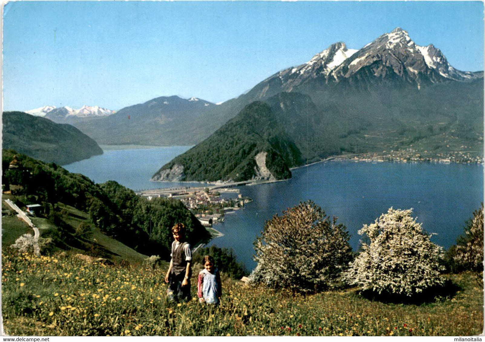 Pilatus - Vierwaldstättersee-Hergiswil-Stansstad (02570) * 12. 7. 1967 - Hergiswil