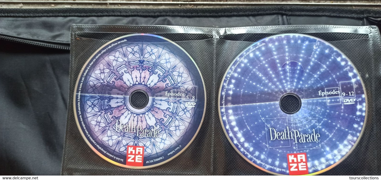 LOT 3 FILMS DVD MANGA  DEATH PARADE - épisodes 1 à 12 - Livré Sans Jaquettes Ni Classeur ! - Manga