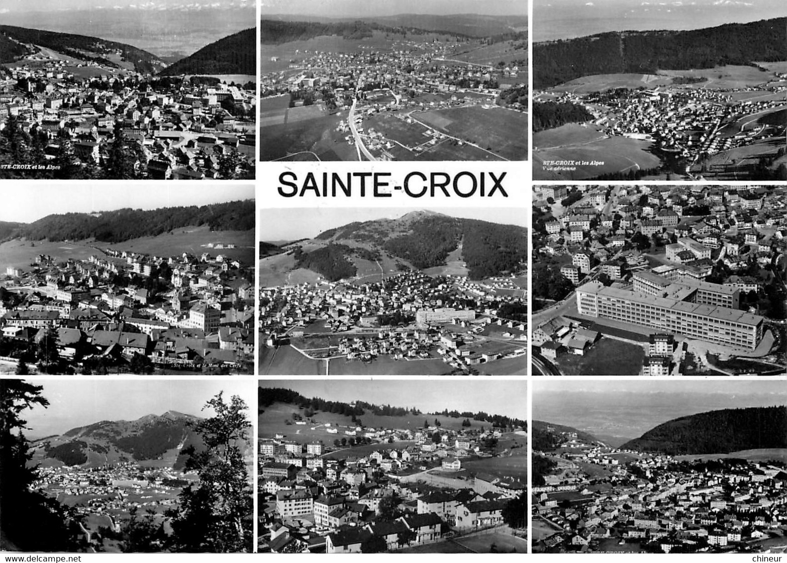 SUISSE SAINTE CROIX CARTE MULTIVUES - Sainte-Croix 