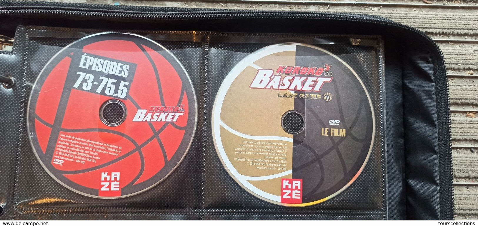 LOT 18 FILMS DVD MANGA KUROKO 'S BASKET - épisodes 1 à 75 + Le Film - Livré Sans Jaquettes Ni Classeur ! - Manga