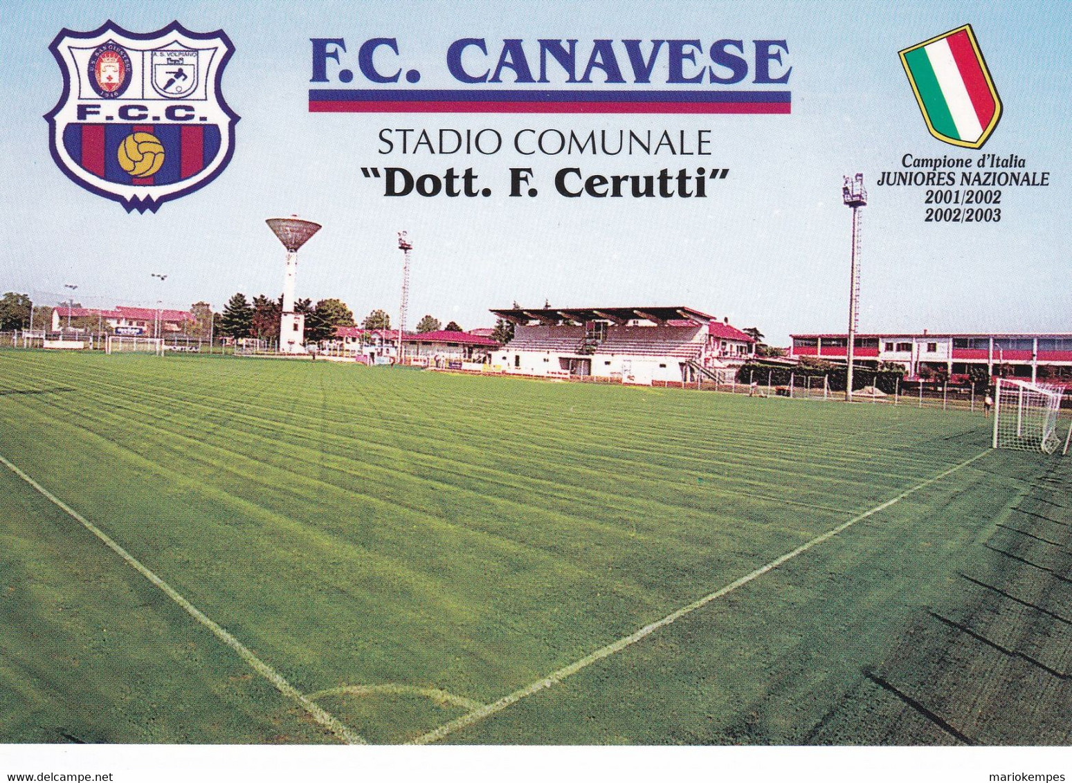 SAN GIUSTO CANAVESE ( TO )_F.C. CANAVESE_STADIO COMUNALE "Dott. F. CERUTTI"_Stadium_Stade_Estadio_Stadion - Stades & Structures Sportives