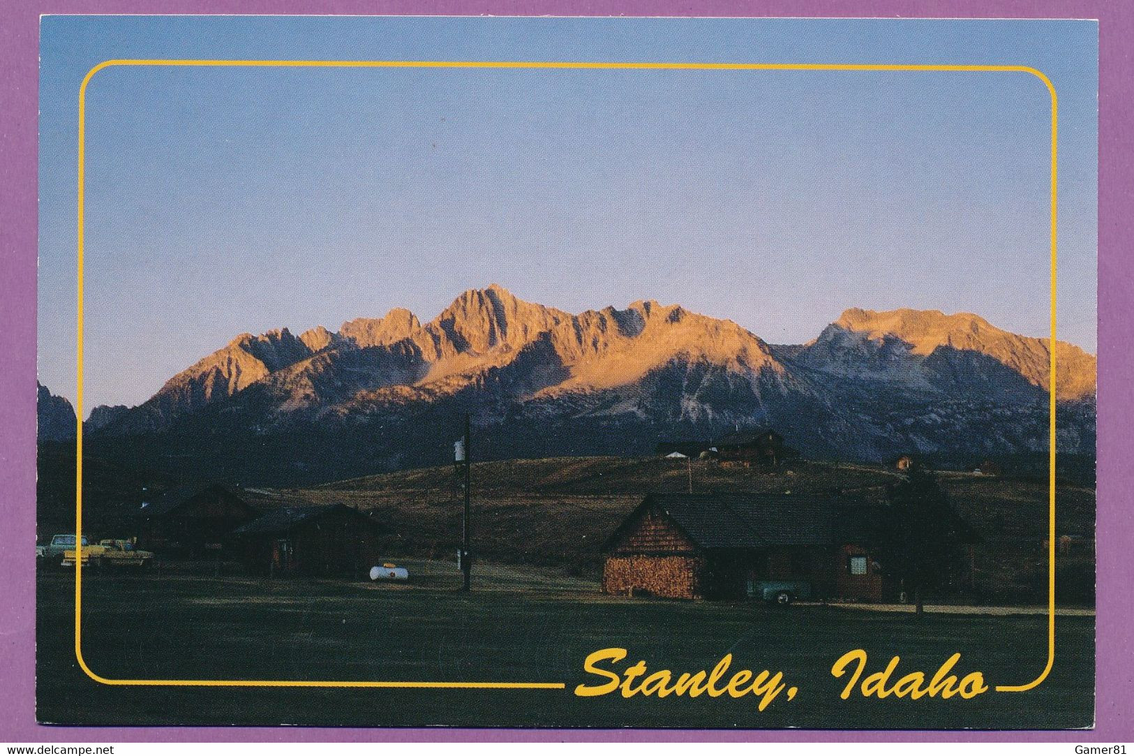 IDAHO - STANLEY - One Of The Most Spectacular Views Of The Sawtooth Mountains Can Be Viewed From The Town - Altri & Non Classificati