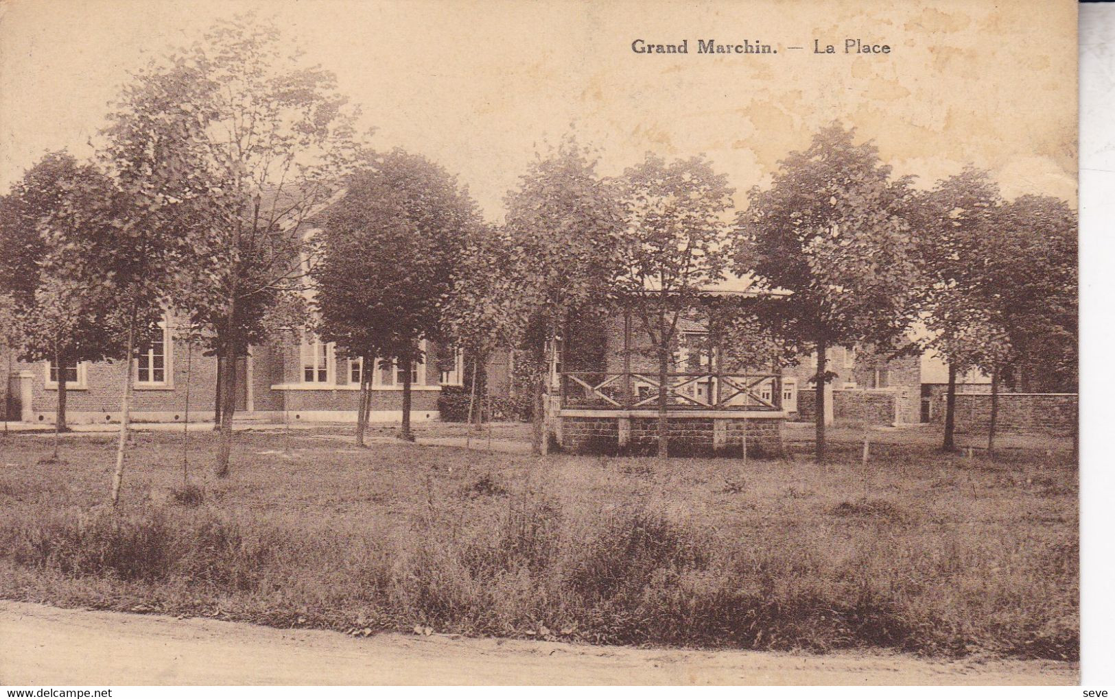 GRAND MARCHIN La Place A été Postée Années '20 - Marchin