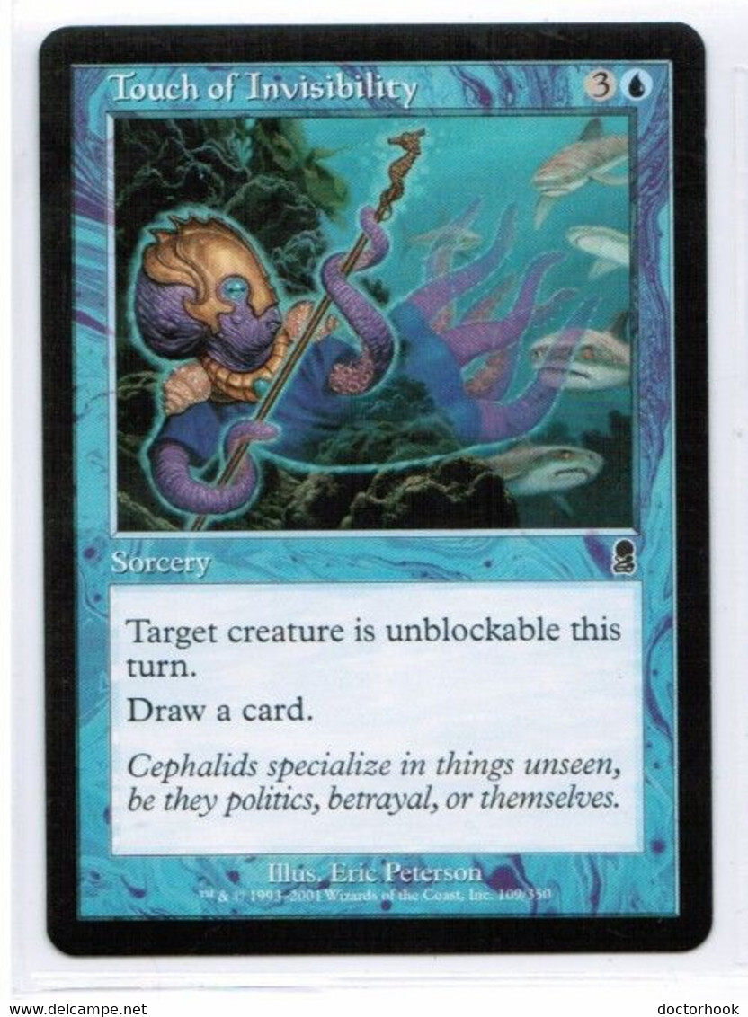 MAGIC The GATHERING  "Touch Of Invisibility"---ODYSSEY (MTG--153-1) - Altri & Non Classificati