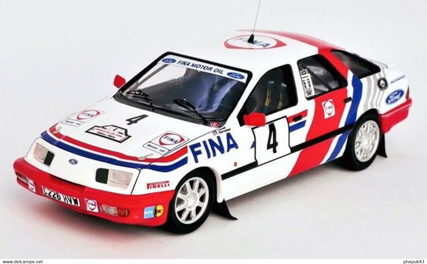 Ford Sierra XR 4x4 - Fina - M. Lovell/T. Harryman - Boucles De Spa 1988 #4 - Troféu - Trofeu