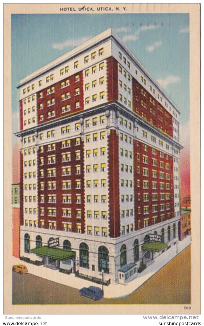 New York Utica Hotel Utica 1951 - Utica