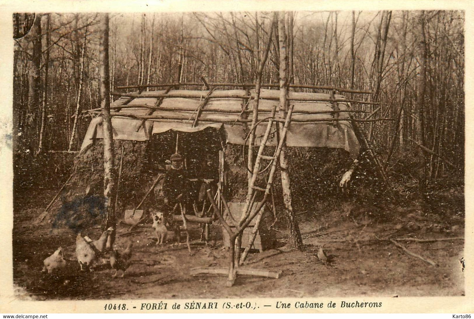 Forêt De Sénart * Une Cabane De Bucherons * Métier Bois - Sénart