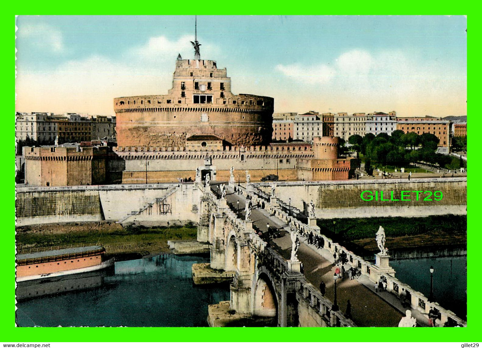 ROMA, ITALIE - PONTE E CASTEL S. ANGELO - PONT ET CHÂTEAU SAINT ANGE - ED.  S.A.F. - - Ponts