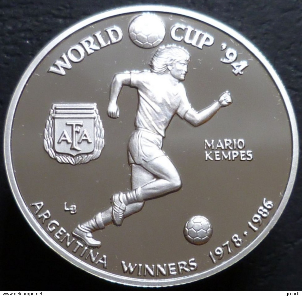 Turks & Caicos - 20 Crowns 1993 - Mondiali Di Calcio - Argentina Vincitore - KM# 101 - Turks And Caicos Islands