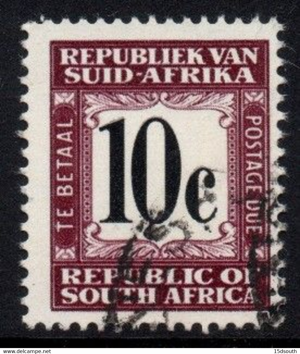 South Africa - 1967 Postage Due 10c (o) # SG D69 - Portomarken