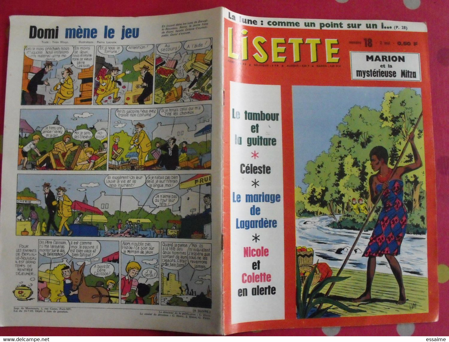 Lisette. 21 n° de 1965. lacroix lay tiky fusco francey marcello. à redécouvrir G.H.