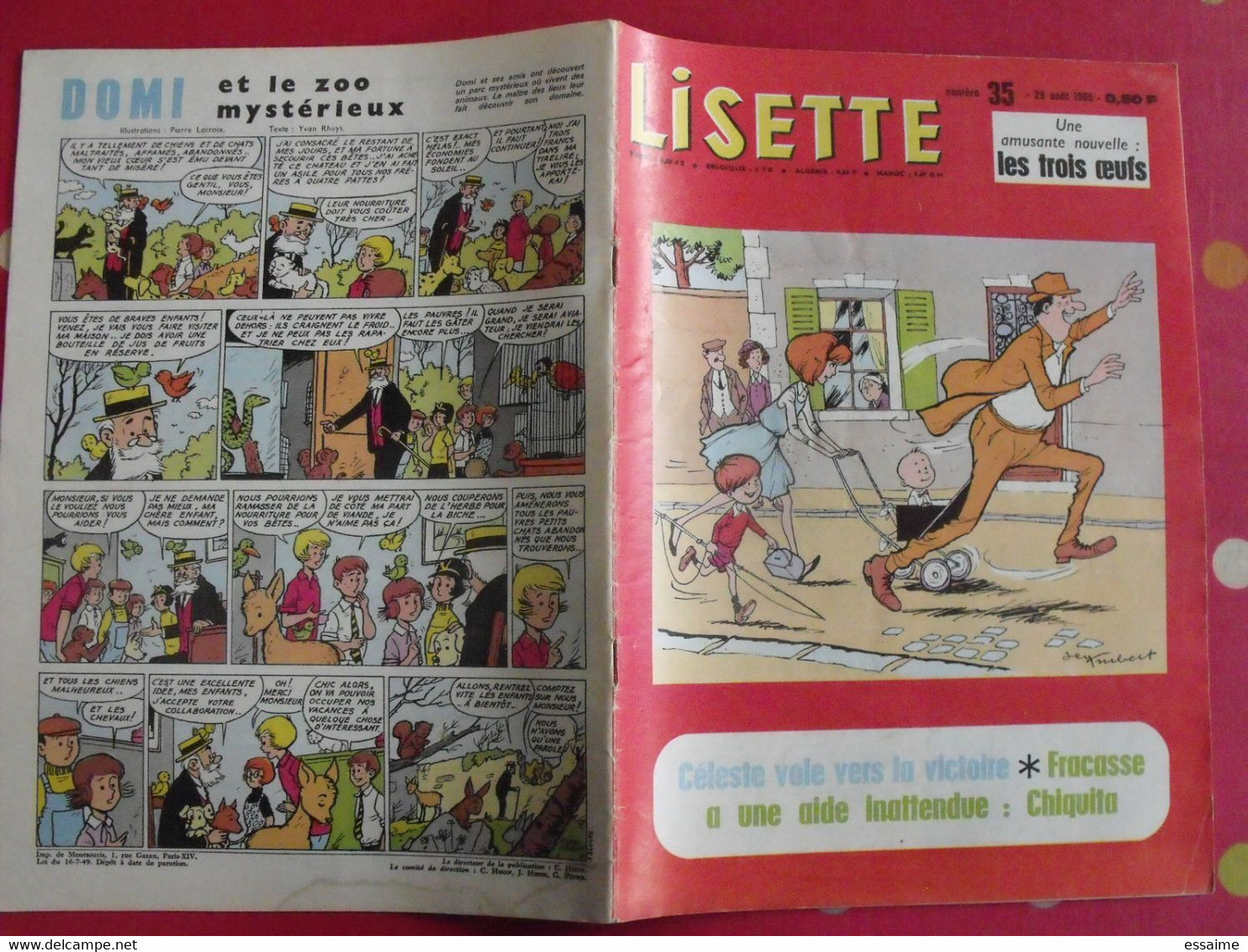 Lisette. 21 n° de 1965. lacroix lay tiky fusco francey marcello. à redécouvrir G.H.