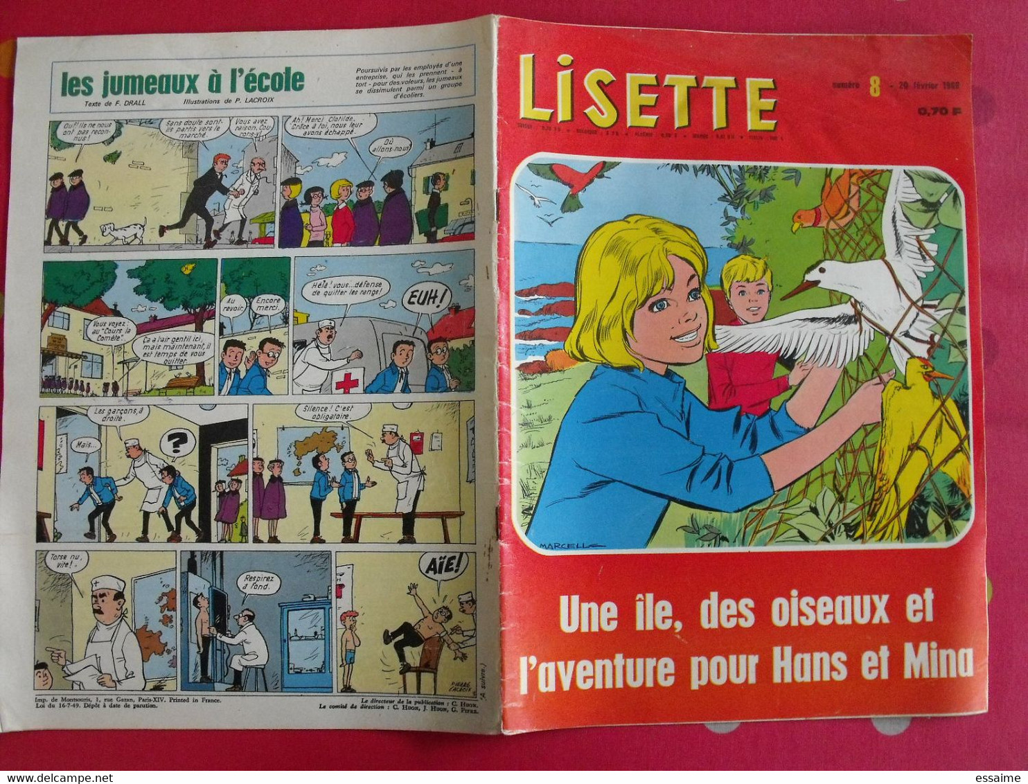 Lisette. 22 n° de 1966. lacroix lay tiky fusco francey marcello dufossé trubert. à redécouvrir G.H.