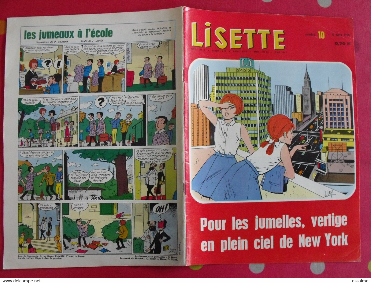 Lisette. 22 n° de 1966. lacroix lay tiky fusco francey marcello dufossé trubert. à redécouvrir G.H.