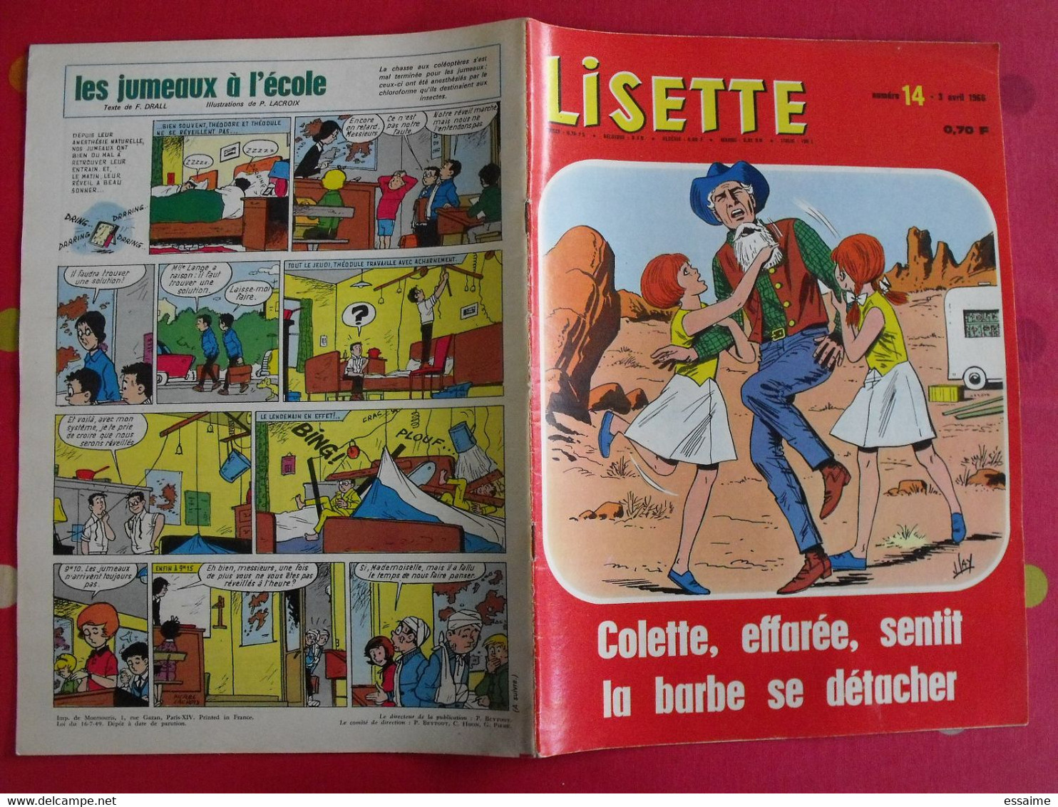 Lisette. 22 n° de 1966. lacroix lay tiky fusco francey marcello dufossé trubert. à redécouvrir G.H.