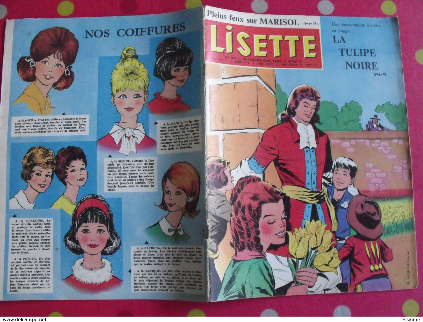 Lisette. 26 n° de 1962, 1963, 1964. lacroix lay tiky fusco francey marcello. à redécouvrir G.H.