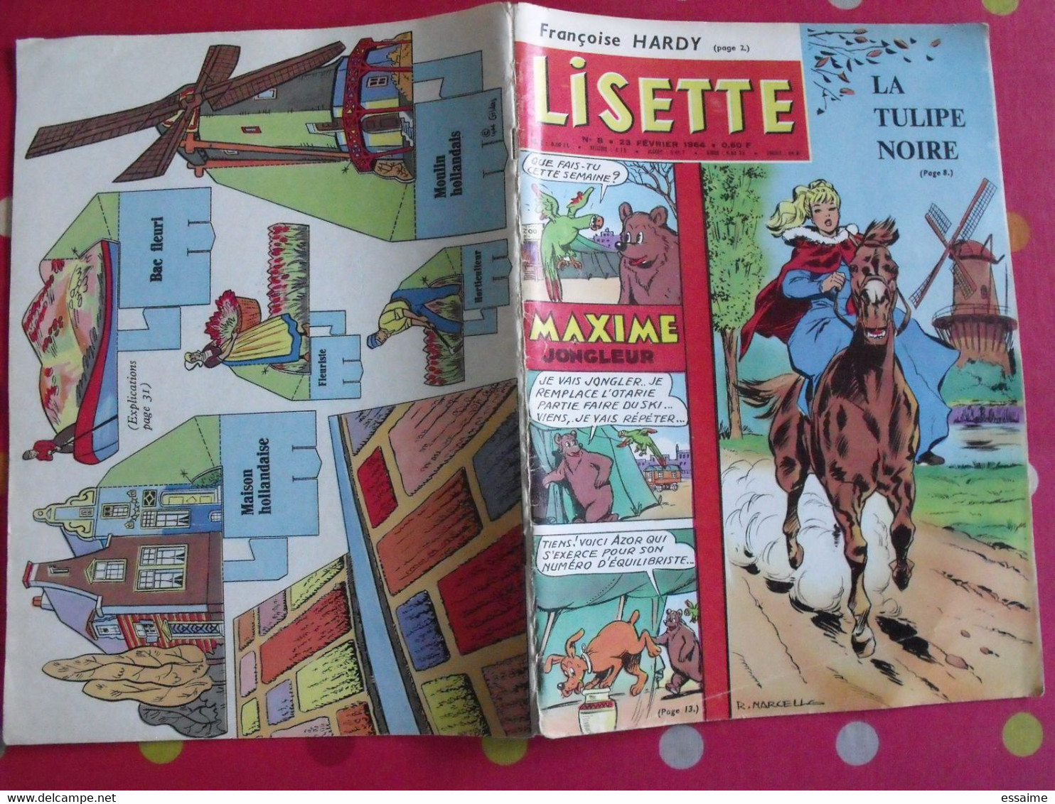 Lisette. 26 n° de 1962, 1963, 1964. lacroix lay tiky fusco francey marcello. à redécouvrir G.H.