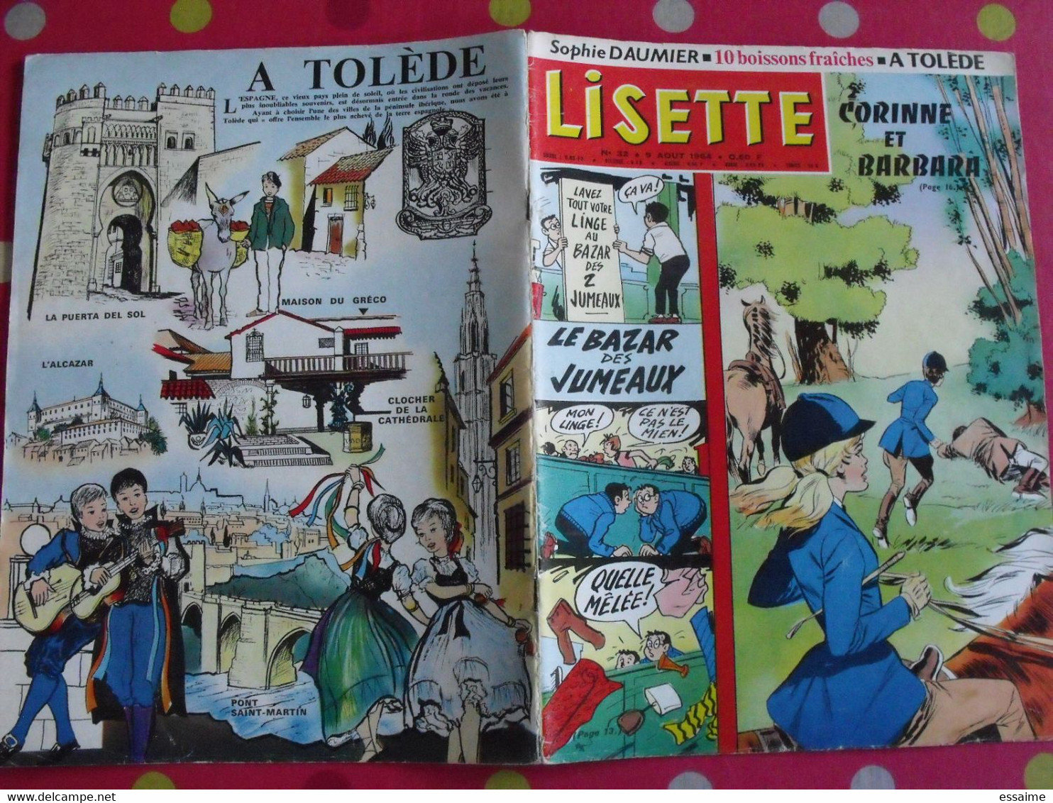 Lisette. 26 n° de 1962, 1963, 1964. lacroix lay tiky fusco francey marcello. à redécouvrir G.H.