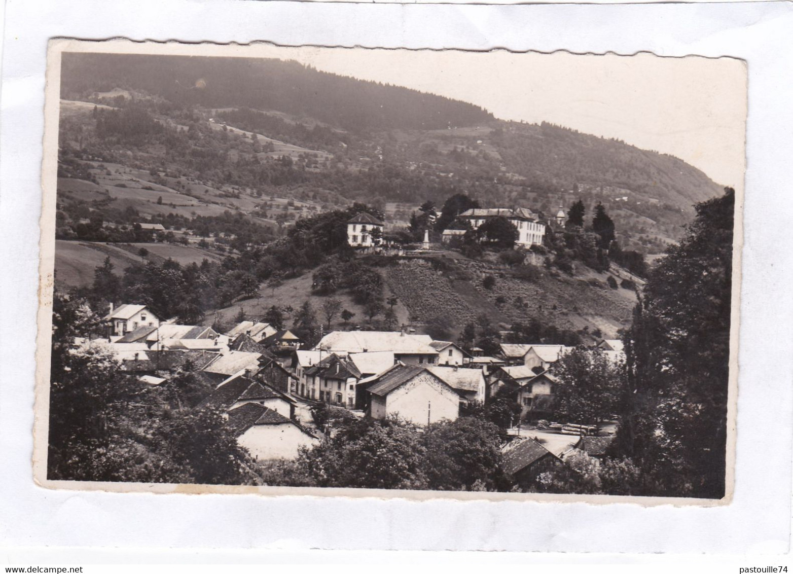 CPSM :  14 X 9  - BONNE-SUR-MENOGE  -  Vue  Générale  Et  Les  Voirons - Bonne