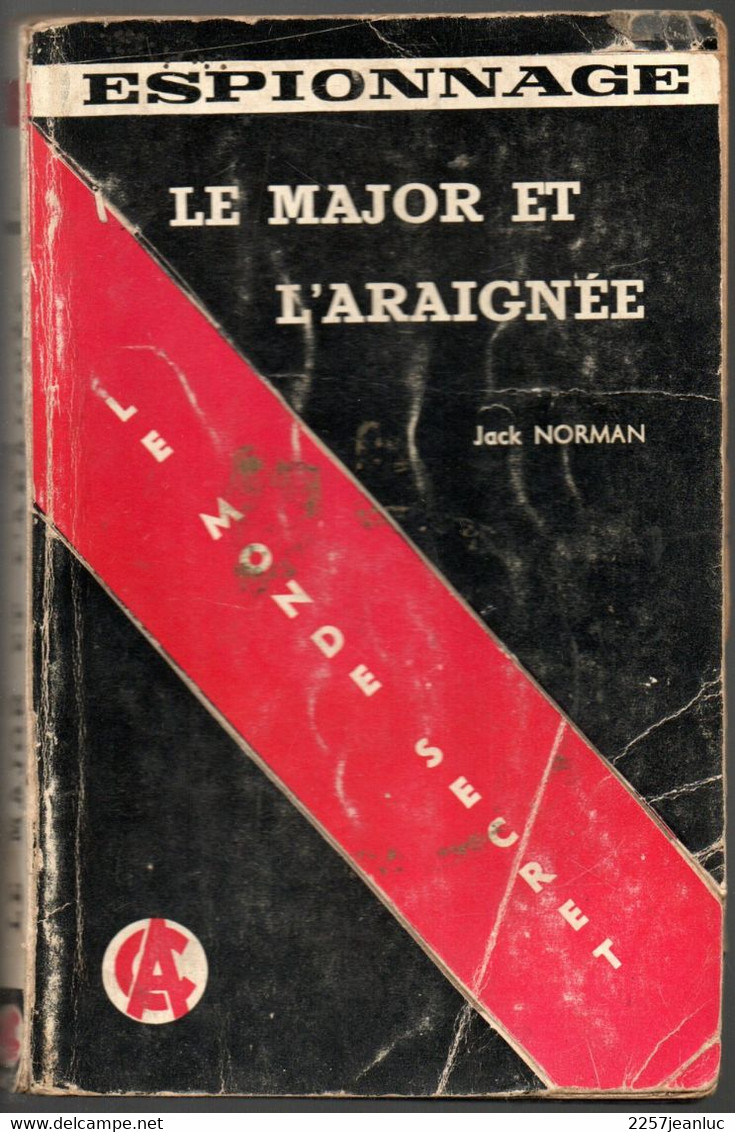 Roman Espionnage  - Editions C.A  N: 30 Le Major Et L'araignée De 1959 Jean Gabin Au Dos - Sonstige & Ohne Zuordnung