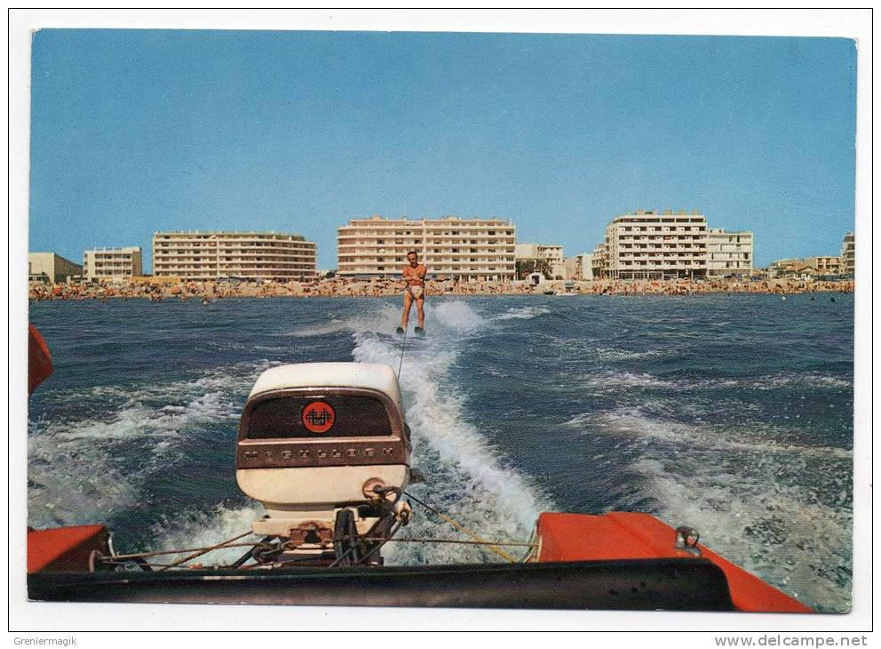 66 - Canet Plage - Le Front De Mer - Plaisir De Plage - "Ski Nautique En Gros Plan" - Ski Nautique